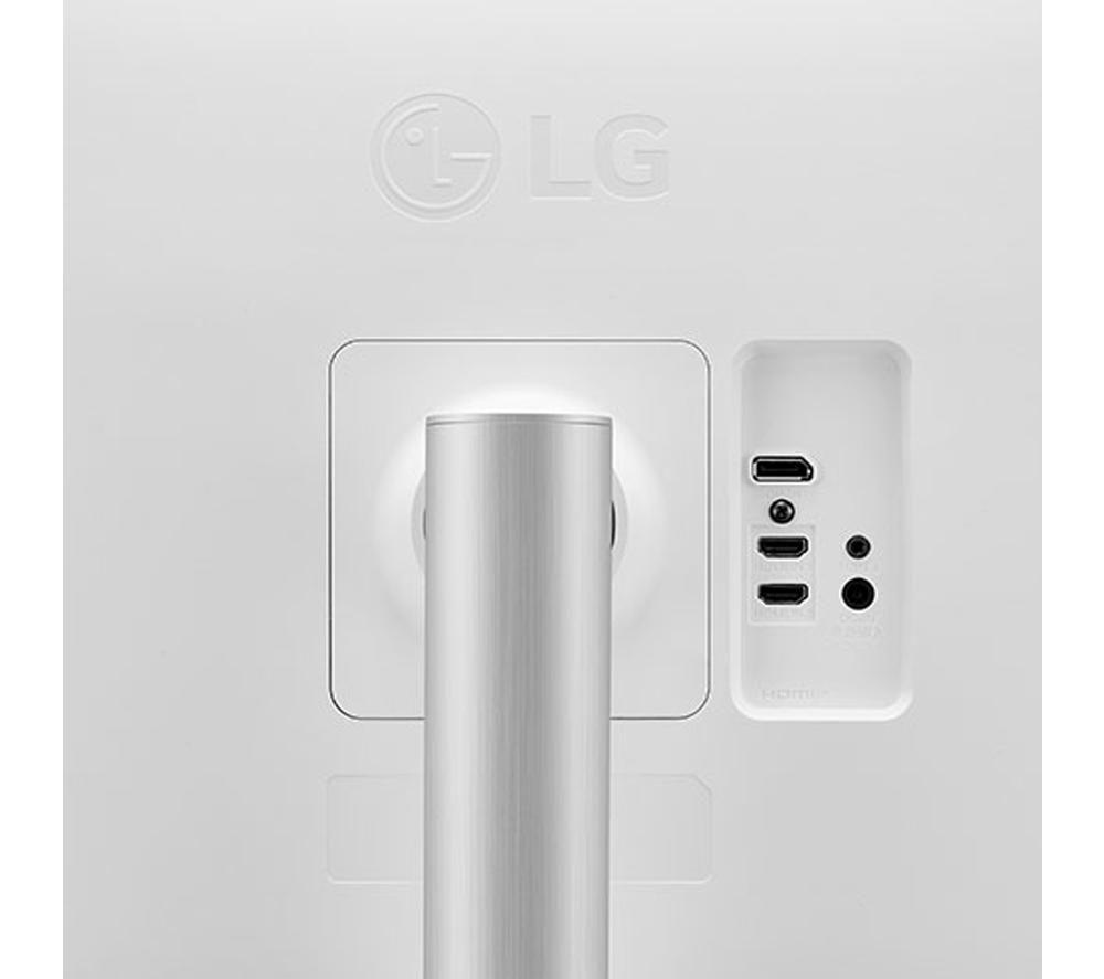 LG UltraFine 27UP650K-W 4K Ultra HD 27" IPS LED Monitor - Black & Silver