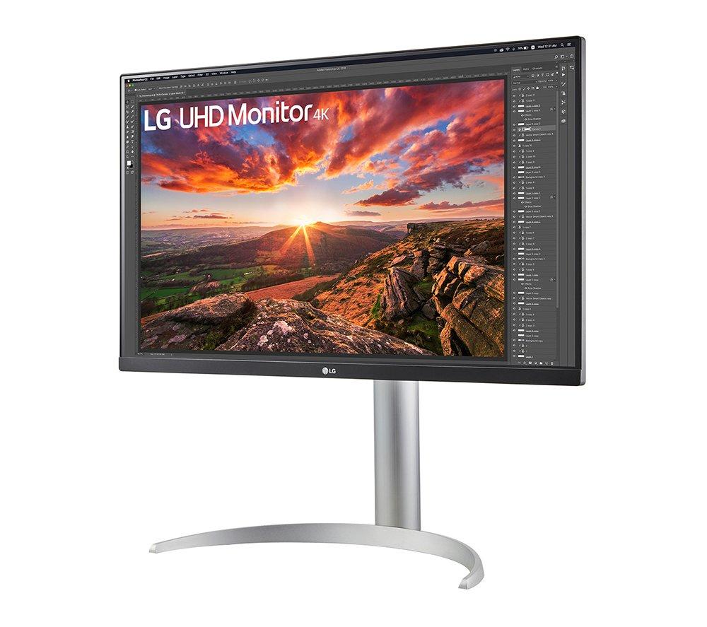 Monitor LED LG 27UP850K-W.AEK 4K Ultra HD de 27" - Negro y Plata