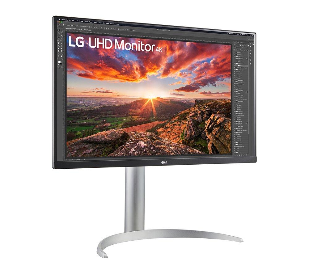 Monitor LED LG 27UP850K-W.AEK 4K Ultra HD de 27" - Negro y Plata