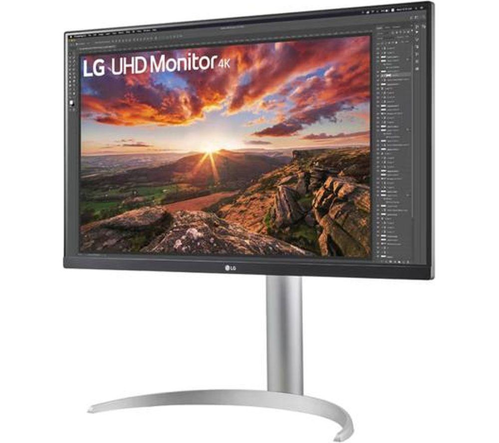 Monitor LED LG 27UP850K-W.AEK 4K Ultra HD de 27" - Negro y Plata