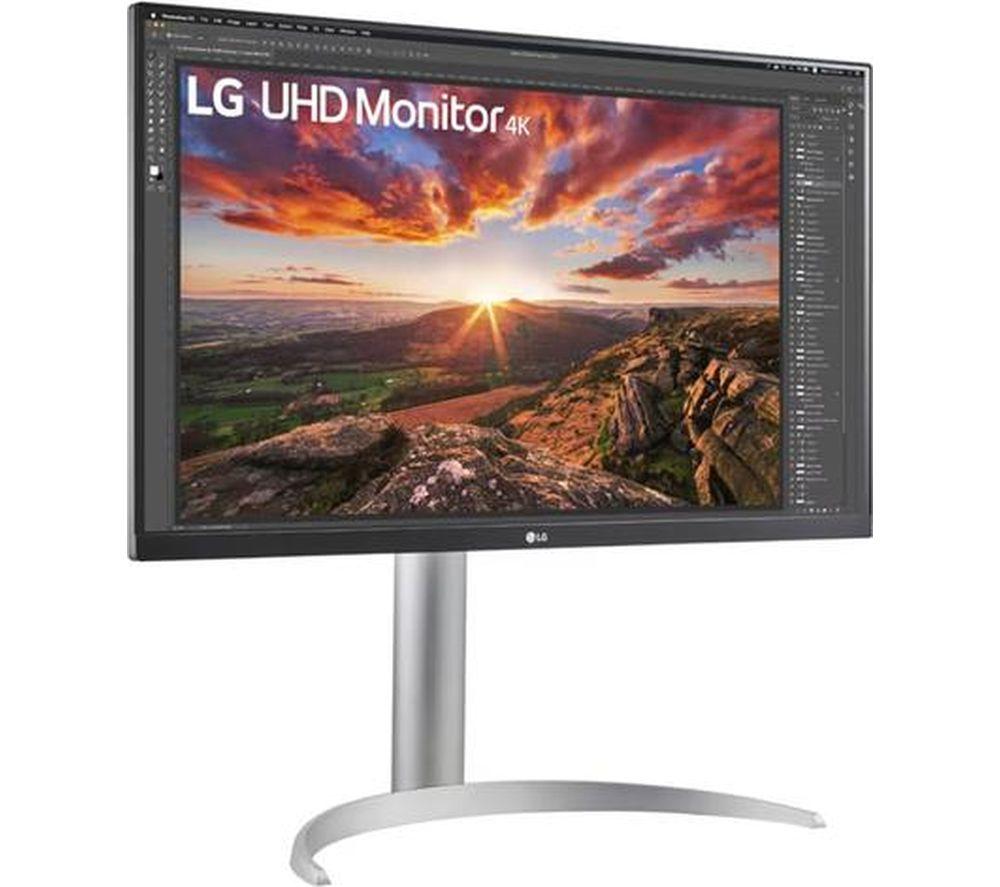 Monitor LED LG 27UP850K-W.AEK 4K Ultra HD de 27" - Negro y Plata