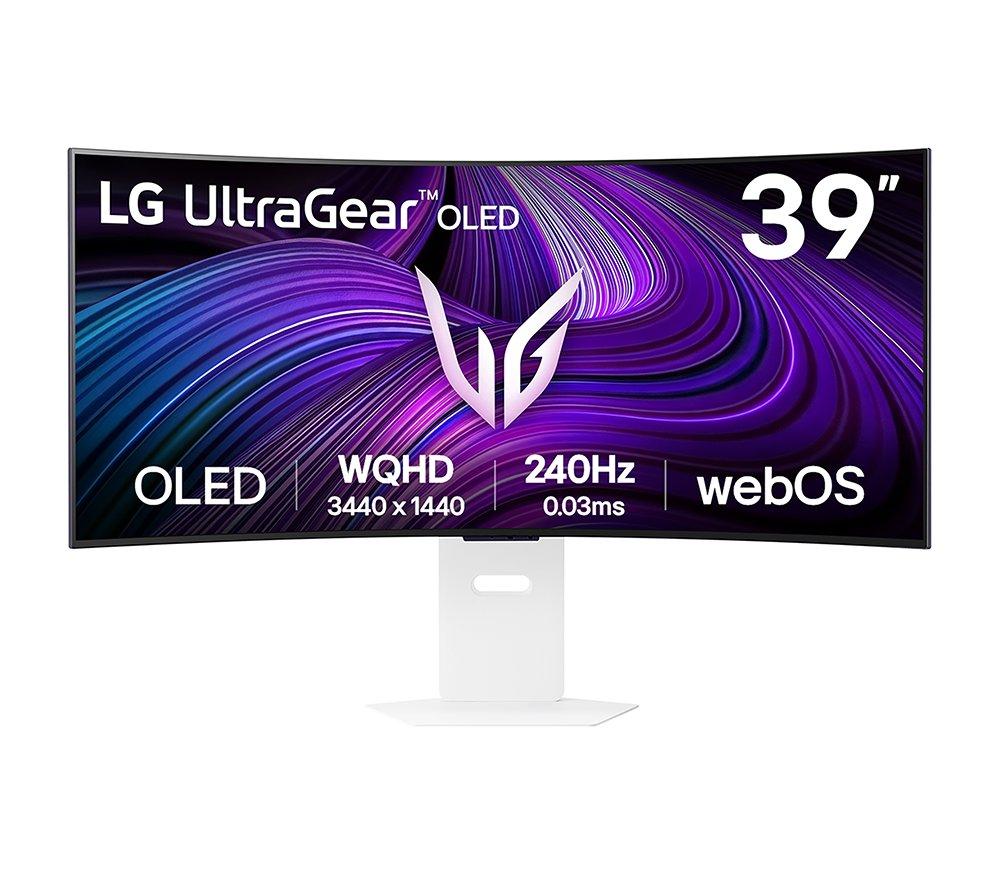 LG UltraGear GX9s 39GX90SA-W.AEK Quad HD 39" Curved OLED Smart Gaming Monitor - White