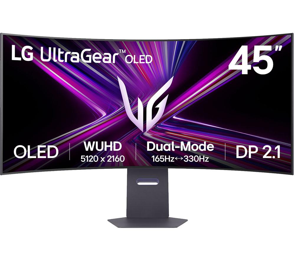 LG LG UltraGear GX9 45GX950A-B.AEK 5K2K 45" Curved Dual-Mode WOLED Gaming Monitor - Black