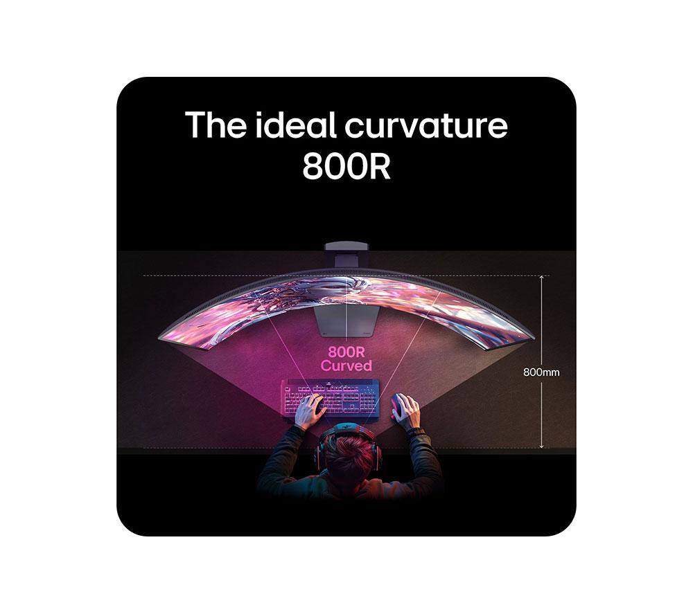 LG LG UltraGear GX9 45GX950A-B.AEK 5K2K 45" Curved Dual-Mode WOLED Gaming Monitor - Schwarz
