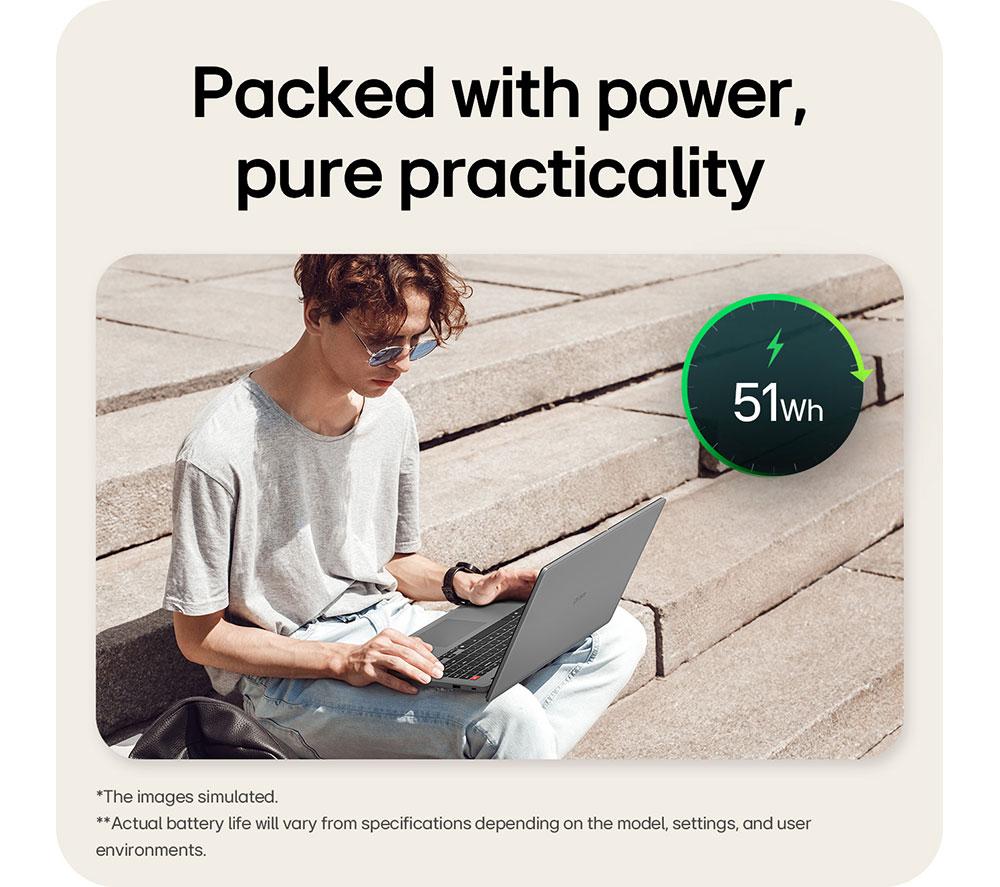 LG gram Book AI 15U50T-G.AA56A1 15.6" Laptop - Intel® Core™ i5, 512 GB SSD, Titan Silver
