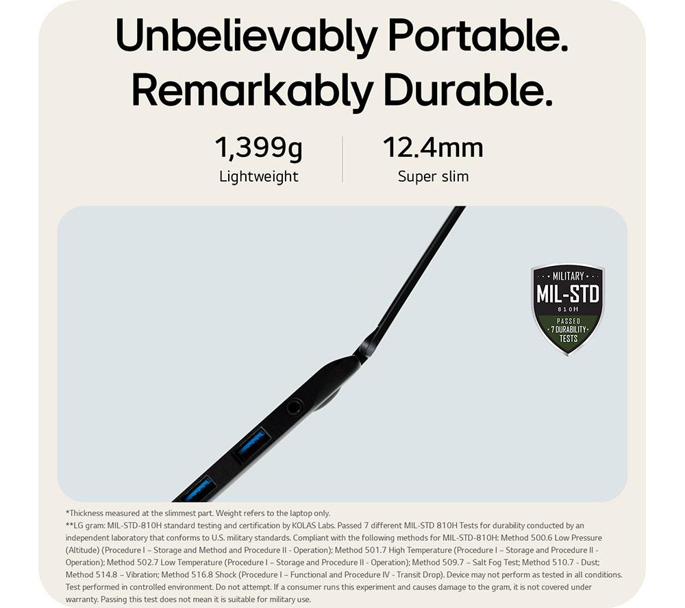 LG gram Pro 16T90TP-G.AA78A1 16" 2 in 1 Laptop - Intel® Core™ Ultra 7, 1 TB SSD, Black