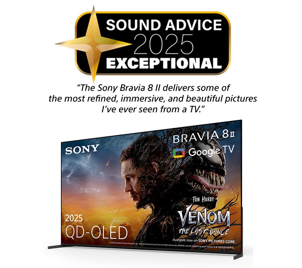 SONY BRAVIA 8 II Smart TV 4K HDR con IA QD-OLED de 55" - K55XR8M25BP