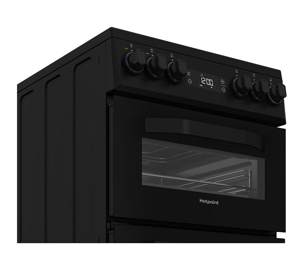 Cocina eléctrica de cerámica HOTPOINT HDE5VDCB de 50 cm - Negra