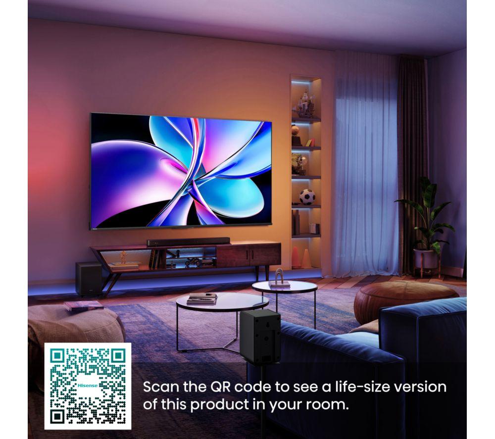 HISENSE E7Q PRO Smart TV QLED 4K HDR de 75" con Freely - 75E7QTUK PRO