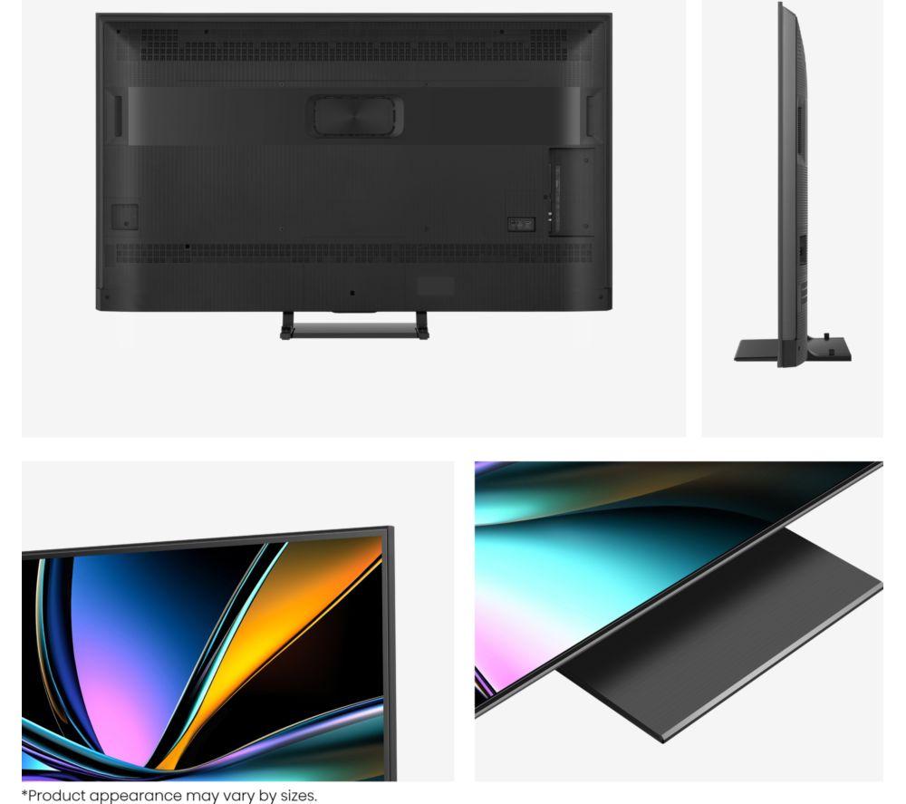 HISENSE U7Q PRO 65" Mini LED 4K 165Hz Smart AI TV with Freely - 65U7QTUK PRO