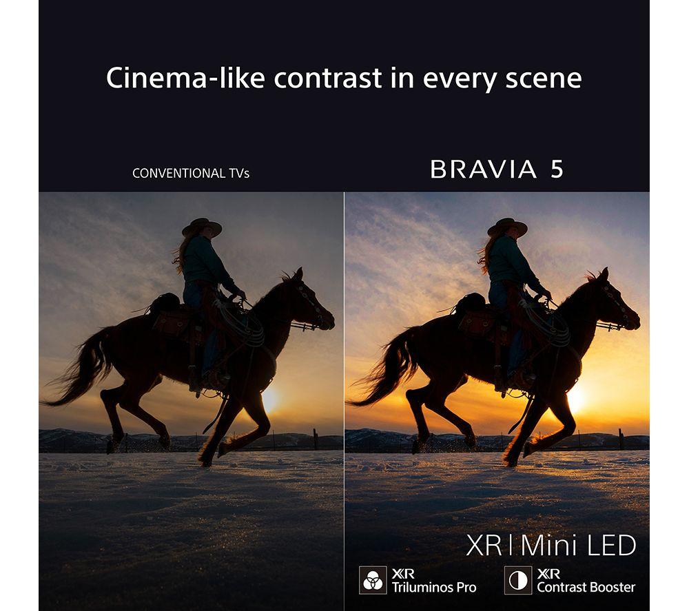 SONY BRAVIA 5 75" XR Mini LED 4K HDR Smart TV - K75XR55BP