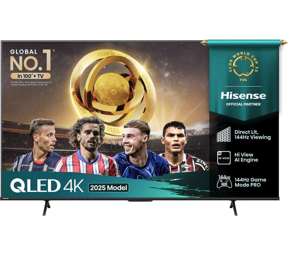 HISENSE E7Q PRO 65" QLED 4K HDR Smart TV with Freely - 65E7QTUK PRO