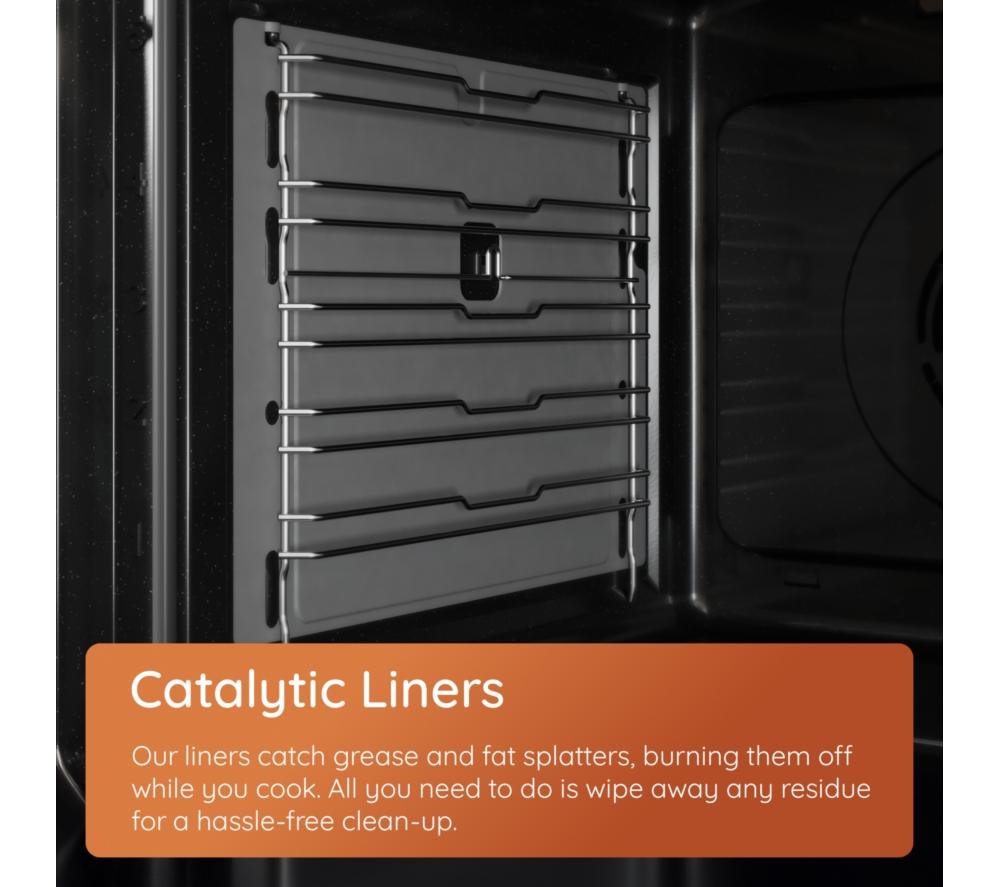 Cocina eléctrica de cerámica con freidora de aire HOTPOINT Multiflow HDE6VDCASX de 60 cm - Acero inoxidable