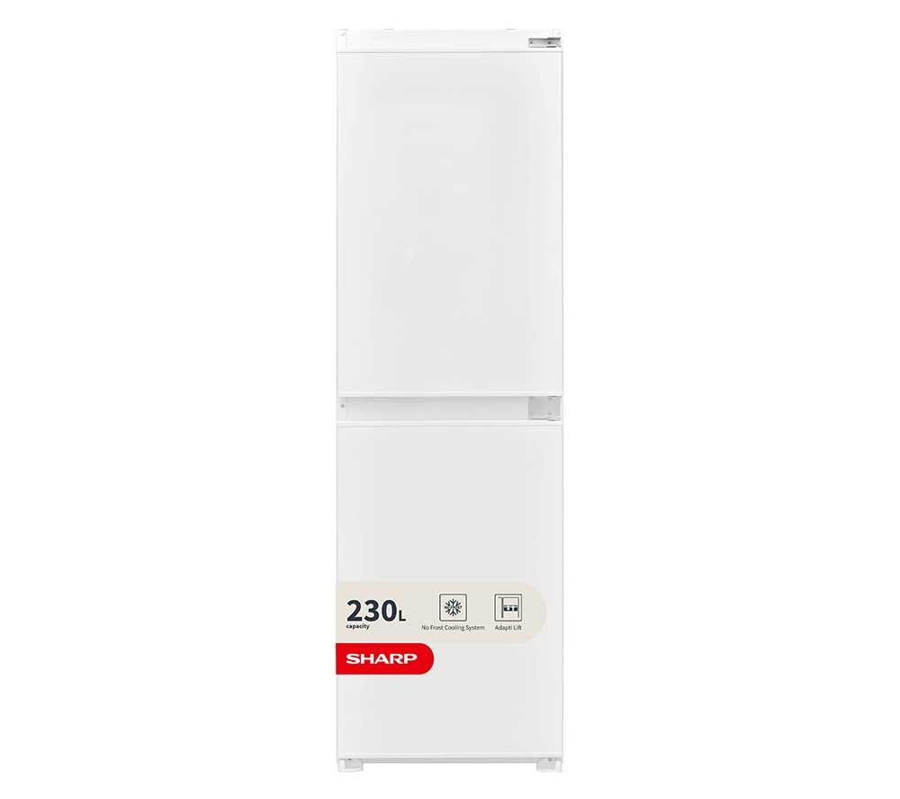 SHARP SJ-BE227M01X-EN Integrated 50/50 Fridge Freezer - Sliding Hinge