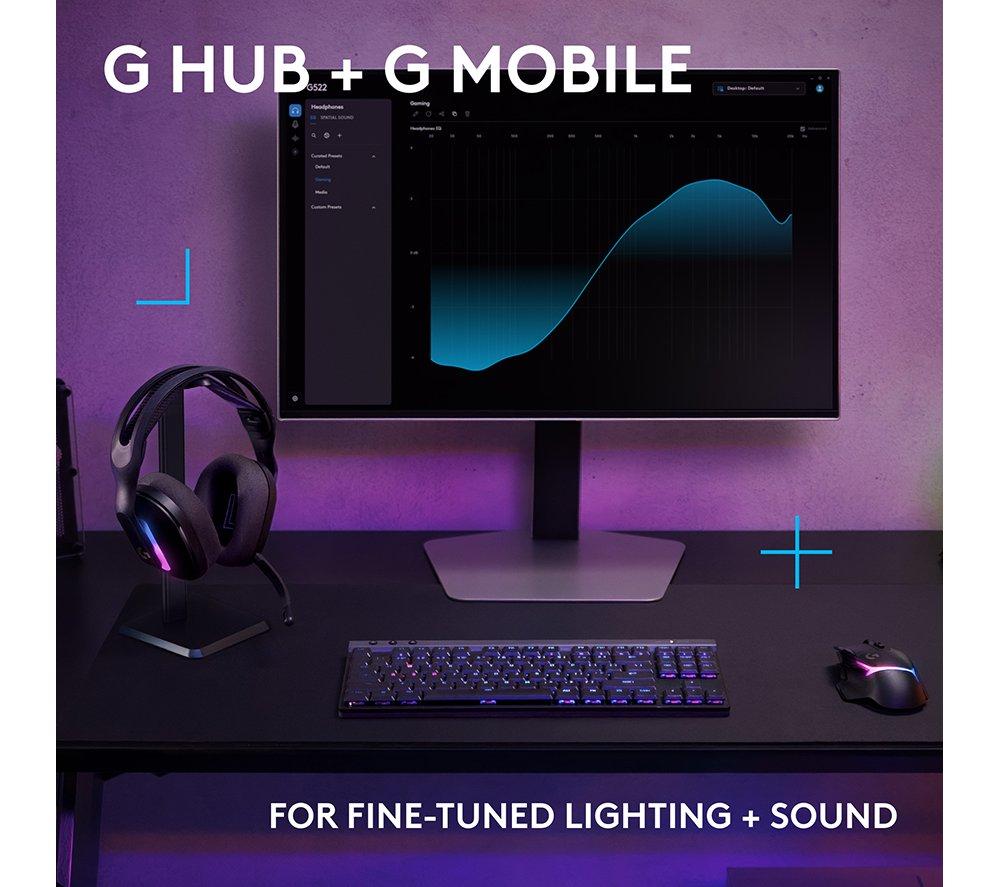 LOGITECH G522 LIGHTSPEED Kabelloses Gaming-Headset – Schwarz