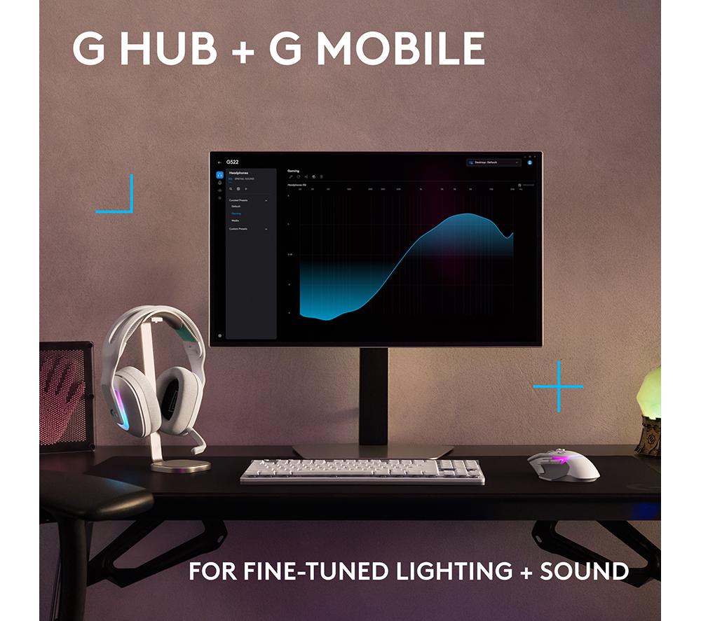 LOGITECH G522 LIGHTSPEED Kabelloses Gaming-Headset - Weiß
