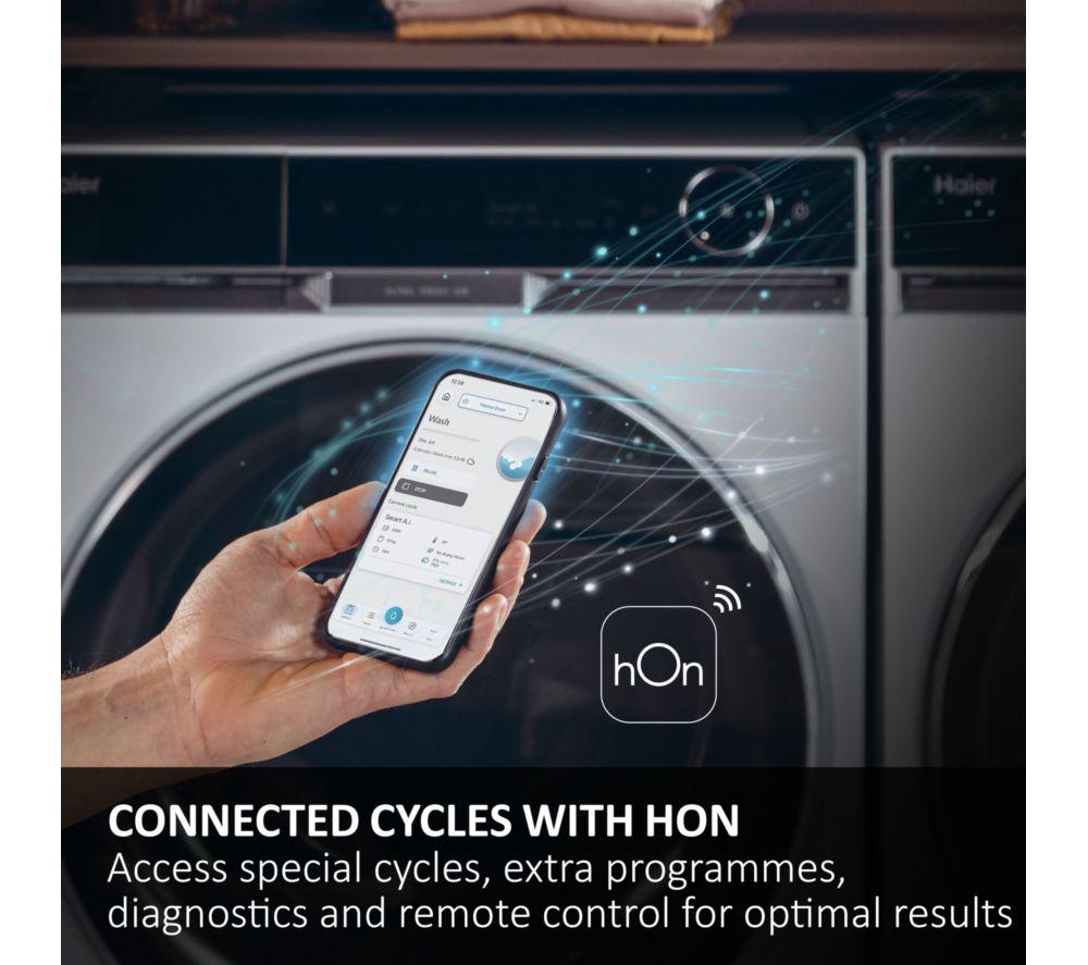 HAIER X Series 7 HW120-B14367U-UK WiFi-enabled 12 kg 1400 Spin Washing Machine - White