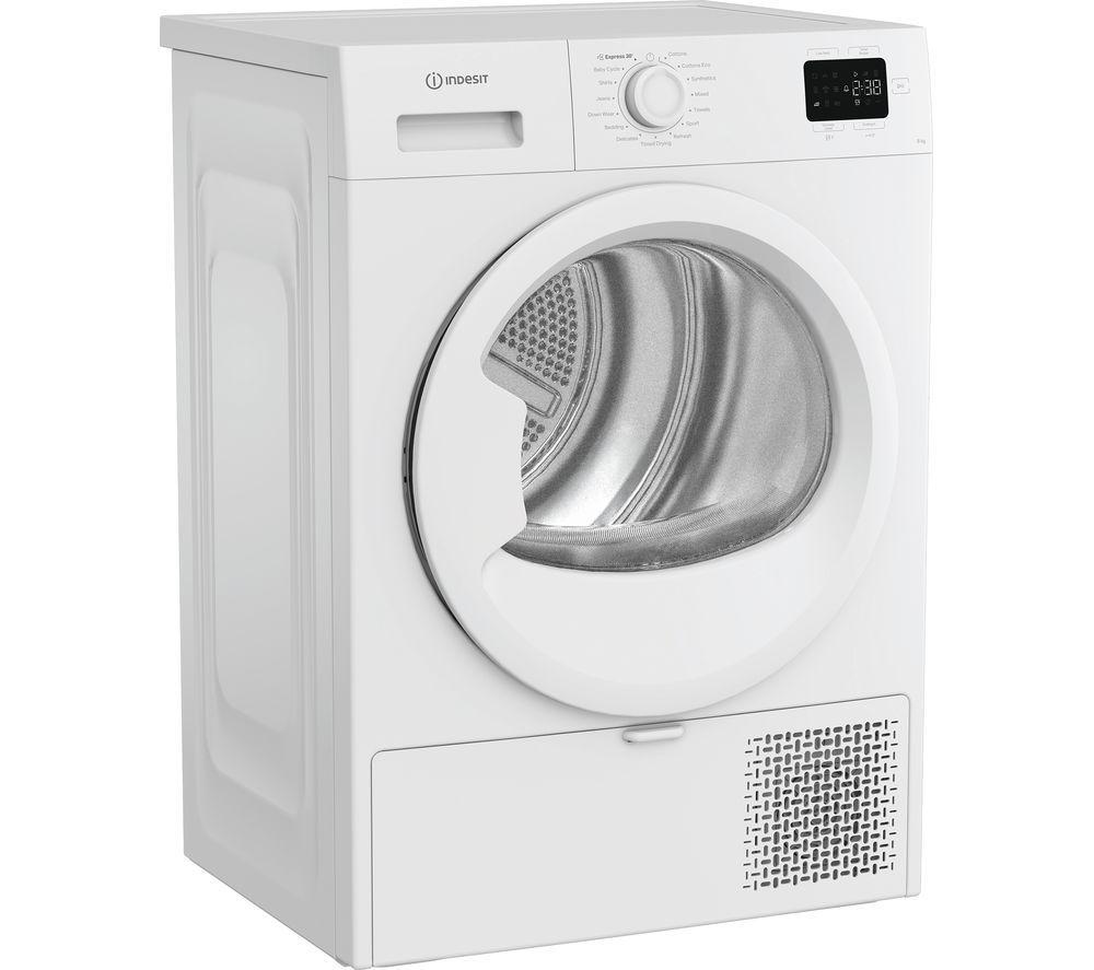 INDESIT C YSD 83D WW UK 8 kg Heat Pump Tumble Dryer - White