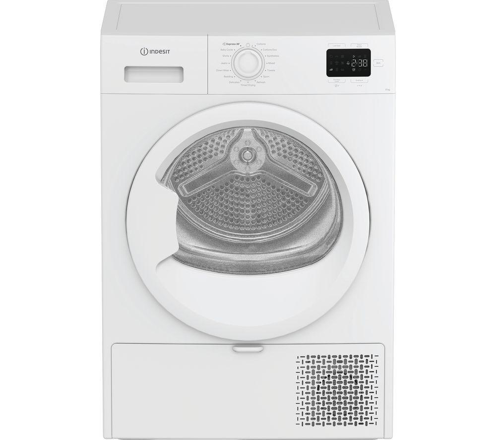 INDESIT C YSD 83D WW UK 8 kg Heat Pump Tumble Dryer - White