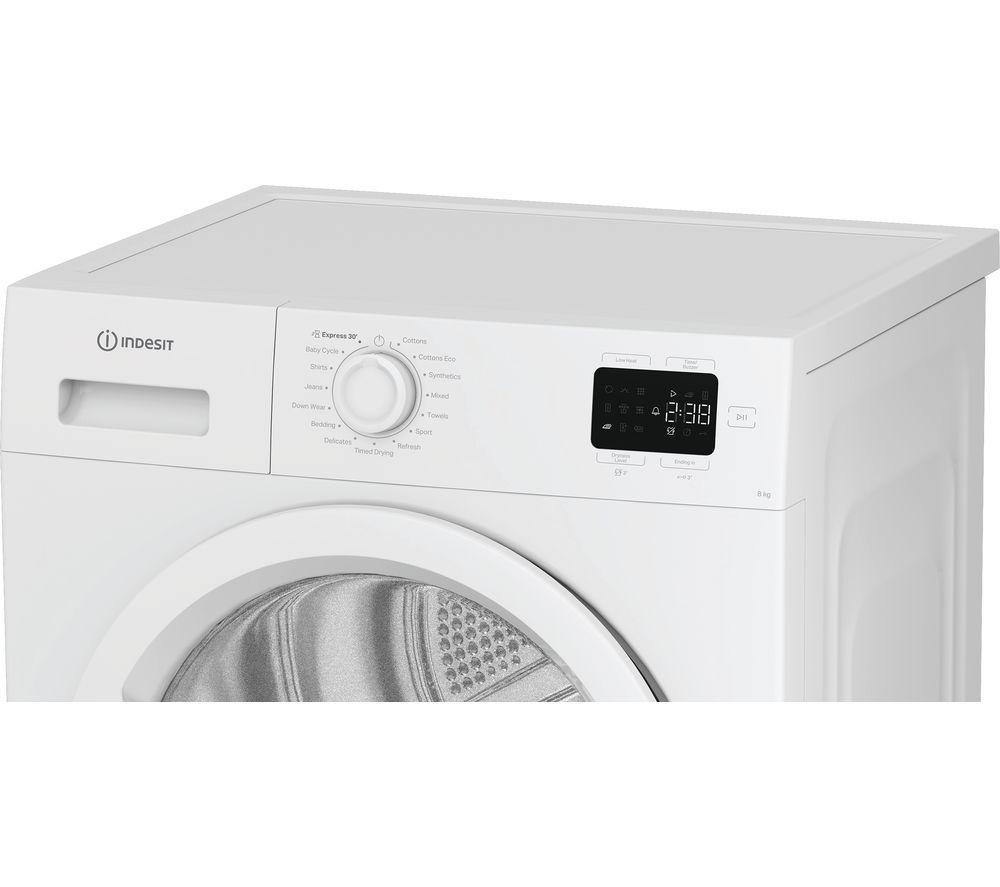 INDESIT C YSD 83D WW UK 8 kg Heat Pump Tumble Dryer - White