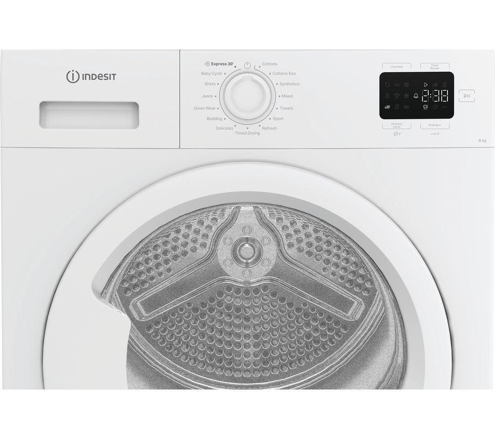 INDESIT C YSD 83D WW UK 8 kg Heat Pump Tumble Dryer - White