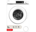 SHARP ES-NFA814BWNA-EN 8 kg 1400 Spin Washing Machine - White