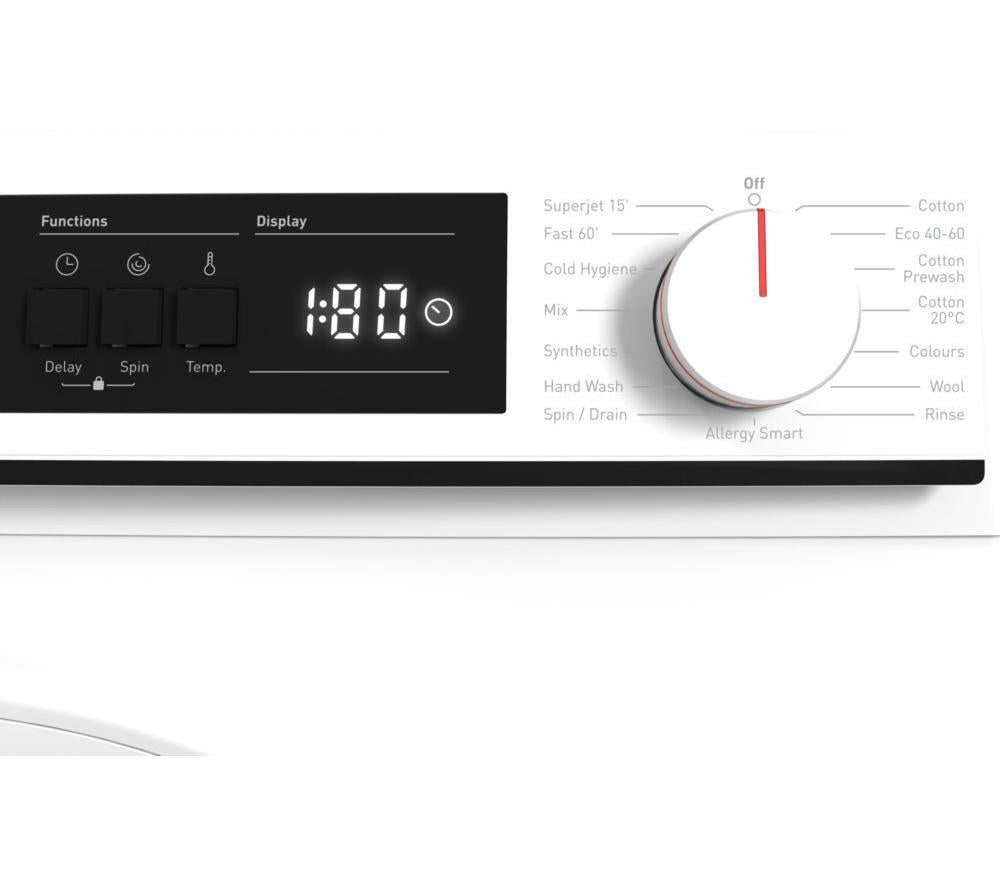 Lavadora SHARP ES-NFA814BWNA-EN 8 kg 1400 rpm - Blanca