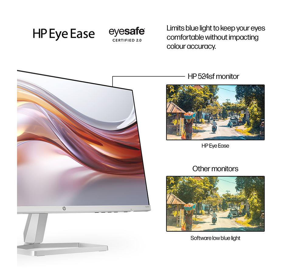 HP Series 5 524sf Full HD 24" IPS LCD Monitor - Black & Silver