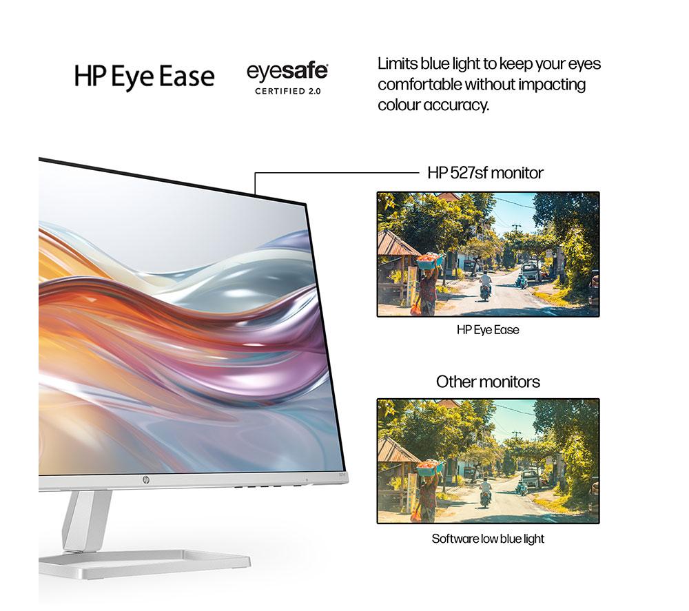 HP Series 5 527sf Full HD 27" IPS LCD Monitor - Silver