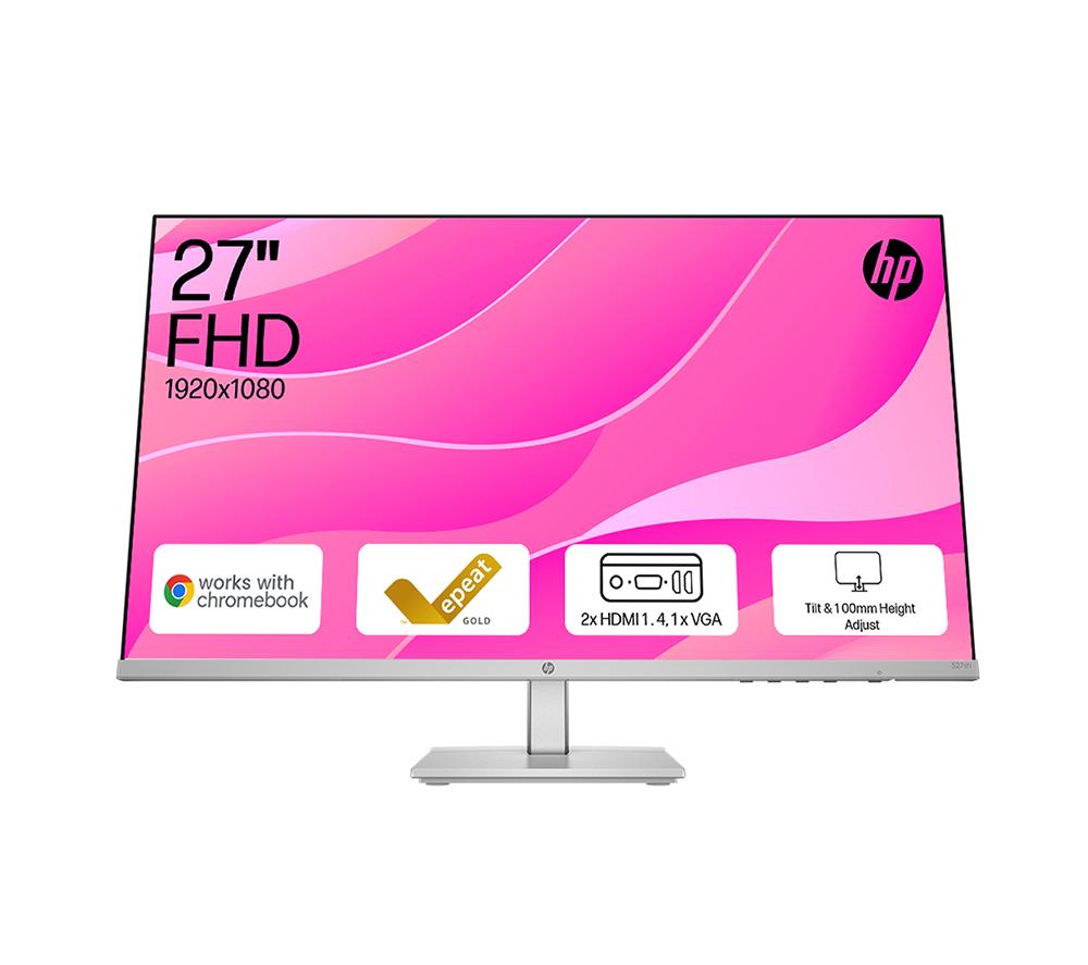 HP Series 5 527sh Full HD 27" IPS LCD Monitor - Black & Silver