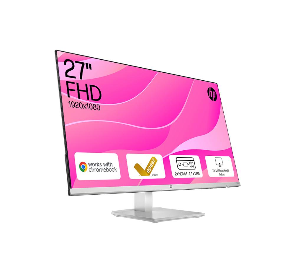 HP Series 5 527sh Full HD 27" IPS LCD Monitor - Black & Silver
