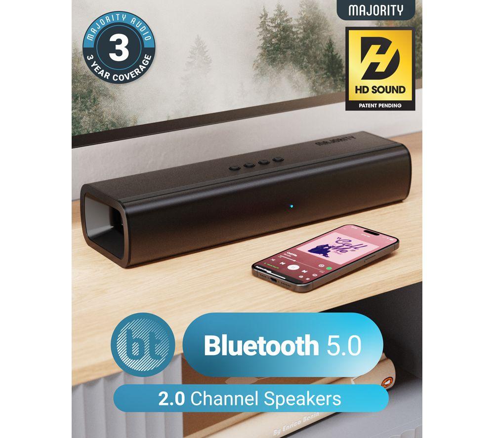 MAJORITY Naga 40 2.1 Wireless Sound Bar