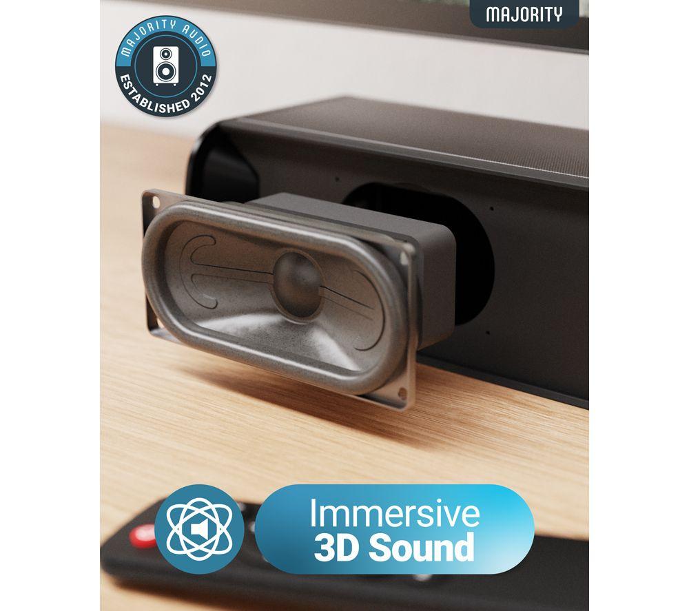 MAJORITY Naga 40 2.1 Wireless Sound Bar