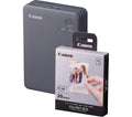 CANON SELPHY QX20 Portable Colour Photo Wireless Printer & XC-20L 54 x 85 mm Photo Paper & Ink Set - Dark Grey, 20 Sheets