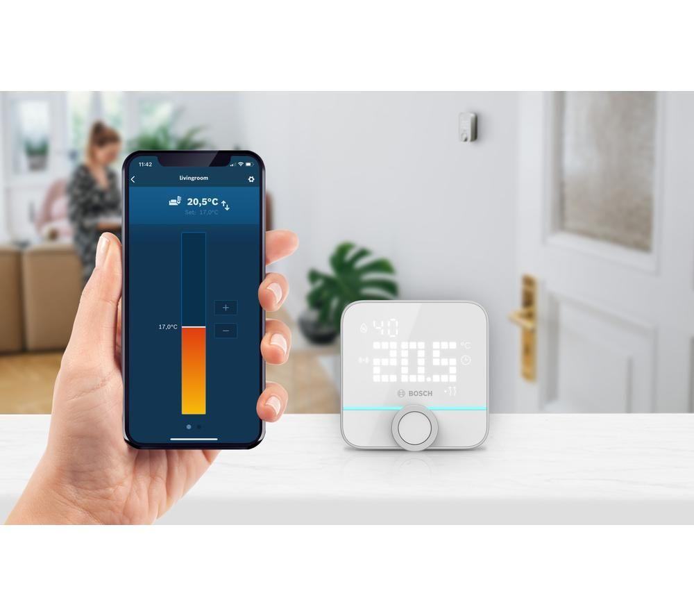 BOSCH Smart Home Raumthermostat II - 230 V, Weiß