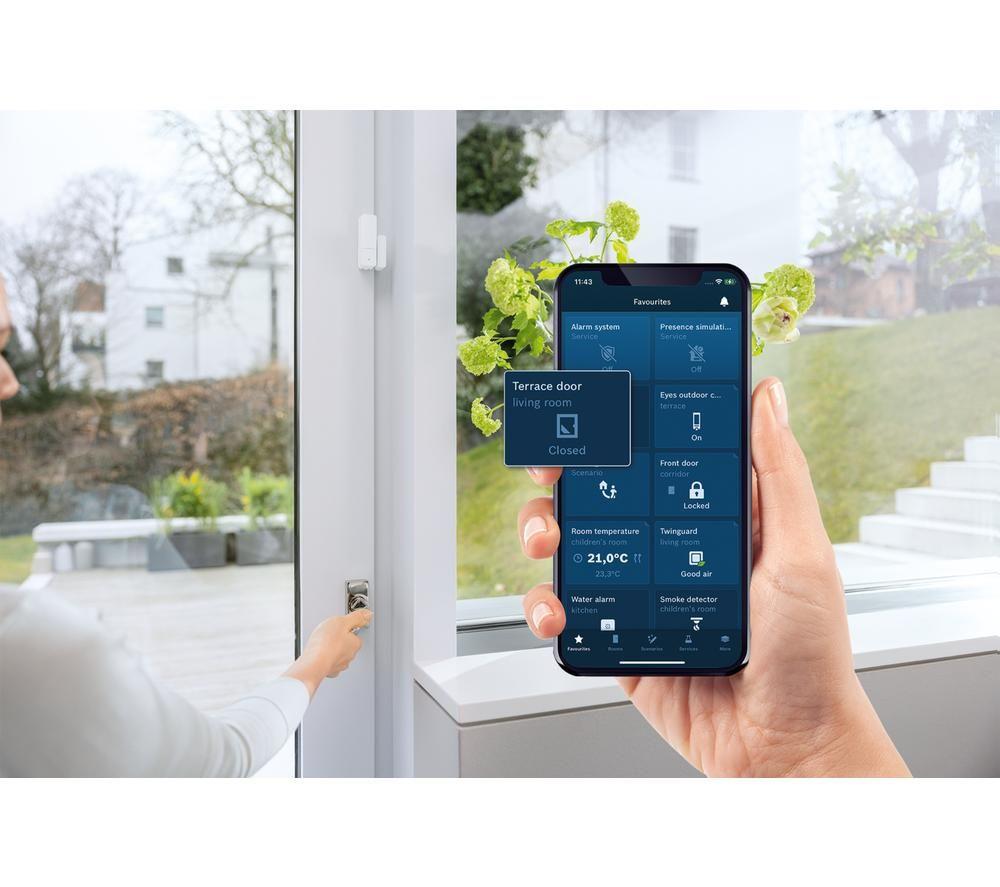 BOSCH Smart Home Contact II Plus Door & Window Sensor - White