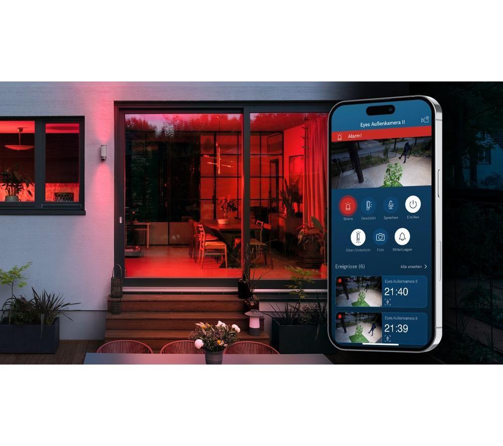 BOSCH Smart Home Eyes Outdoor Camera II Netzwerk-Überwachungskamera