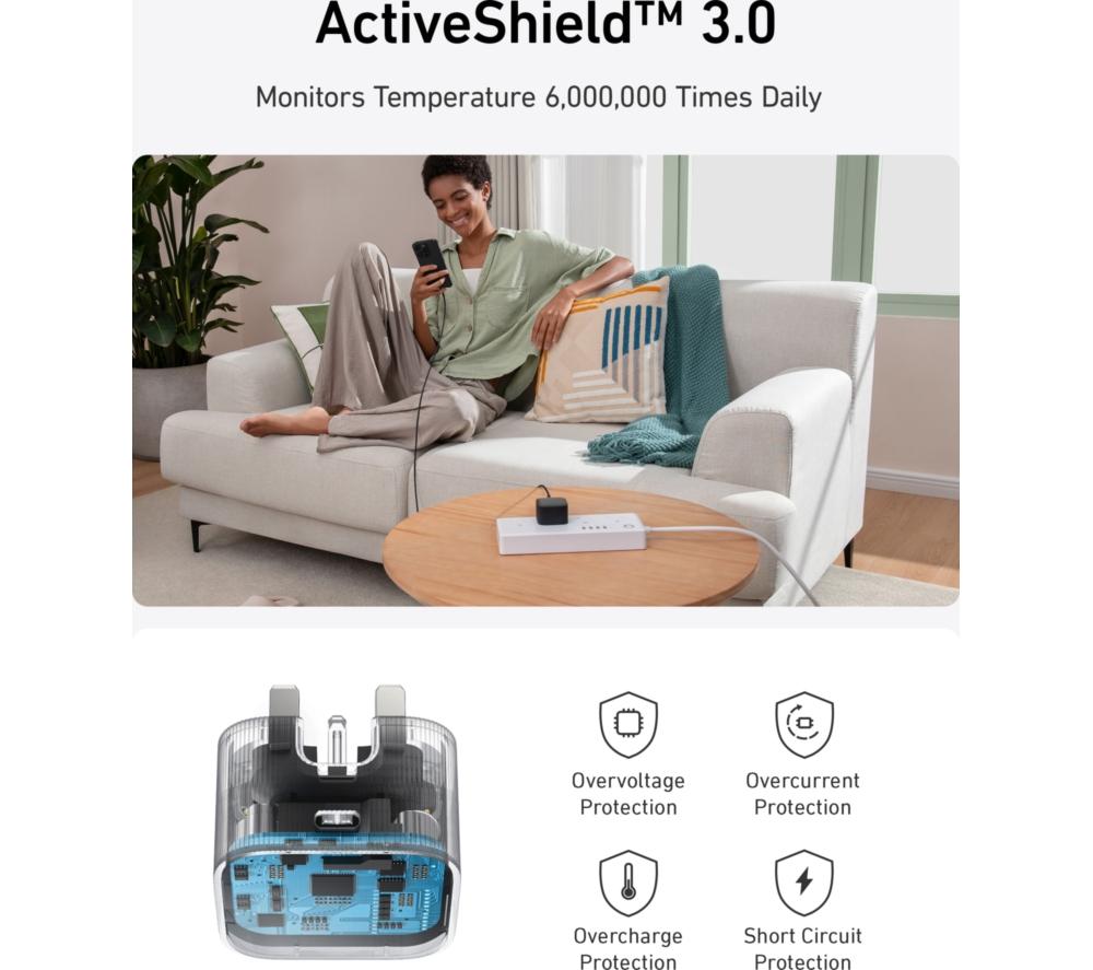 ANKER Nano 30W USB Type-C Fast Charger - White