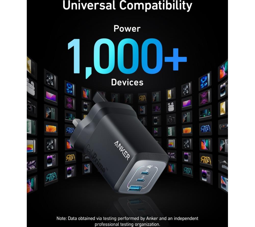 ANKER Prime 3-Port 67W GaN USB Typ-C Schnellladegerät