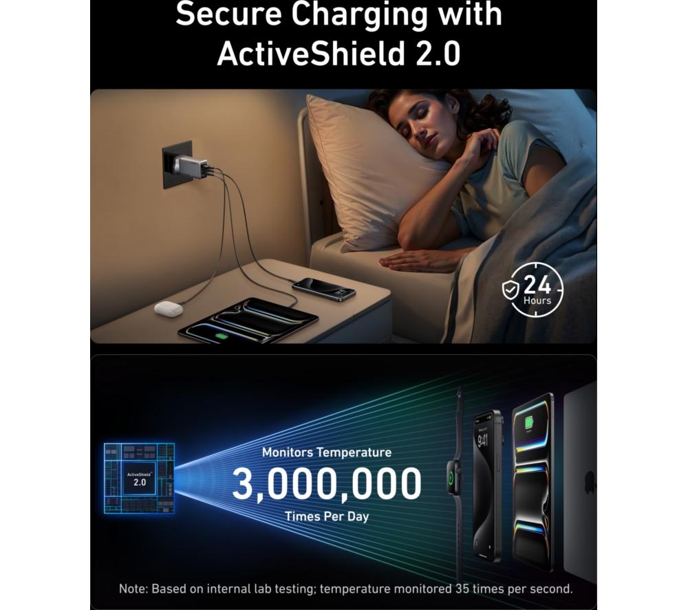 ANKER Prime 3-Port 100-W-GaN-USB-Typ-C-Schnellladegerät
