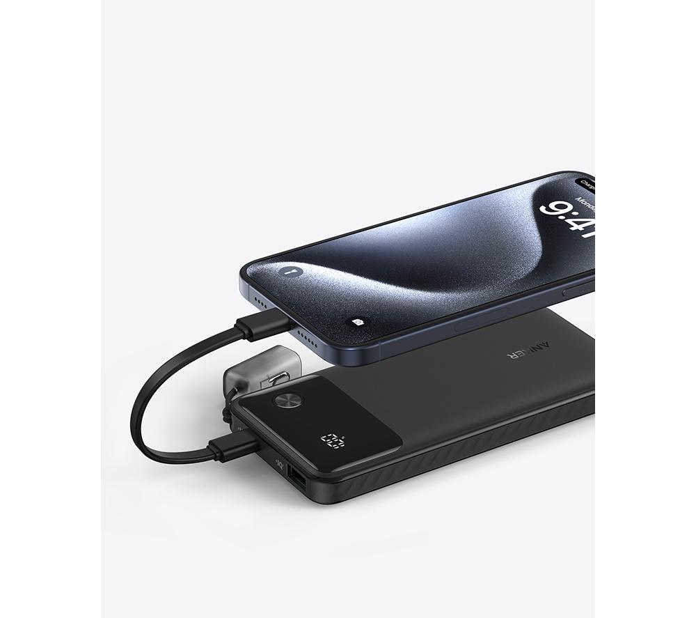 ANKER PowerCore 10000 mAh 22.5 W Portable Power Bank - Black