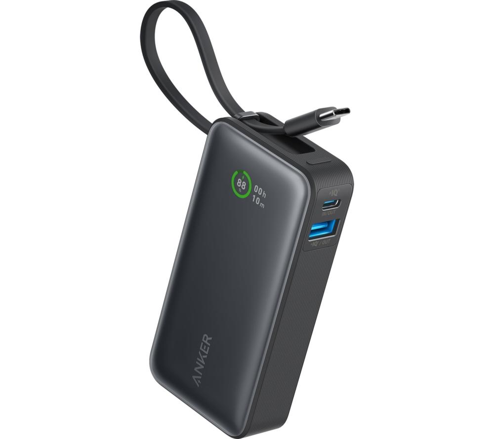 ANKER Nano 10000 mAh 30 W Portable Power Bank - Black