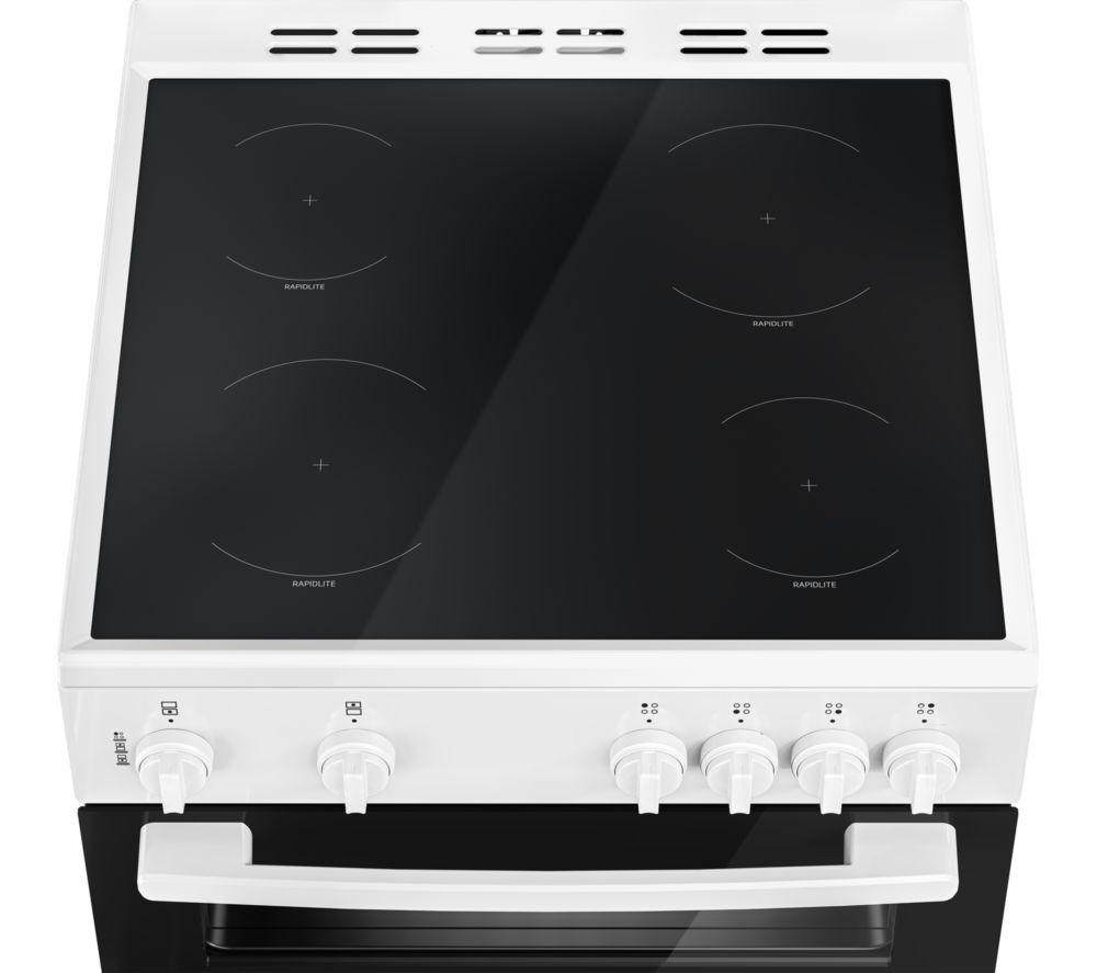 LOGIK LDOC60W25 Cocina eléctrica de 60 cm - Blanca