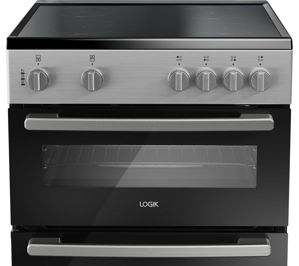 LOGIK LDOC60S25 Cocina eléctrica de 60 cm - Plata