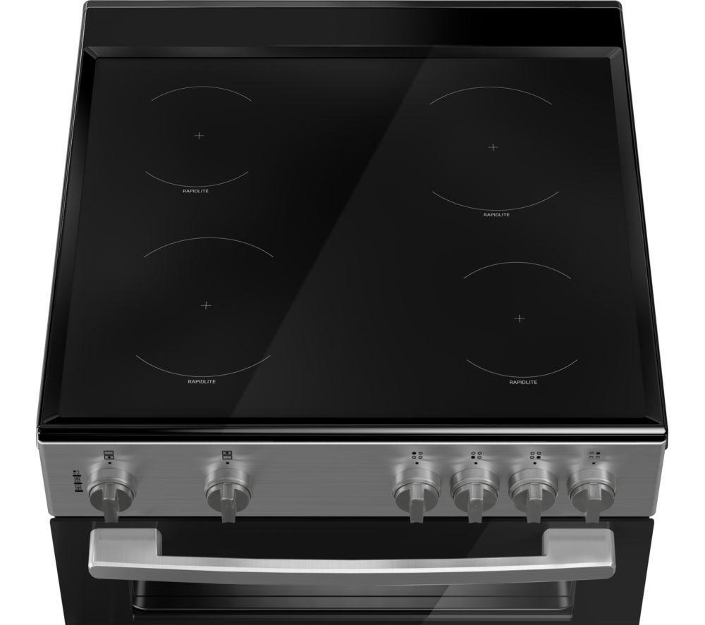 LOGIK LDOC60S25 Cocina eléctrica de 60 cm - Plata