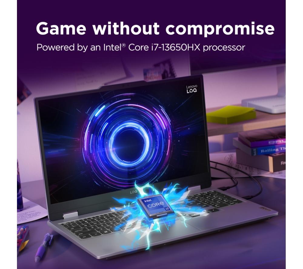 Portátil gaming LENOVO LOQ de 15" - Intel® Core™ i7, RTX 5070, SSD de 1 TB