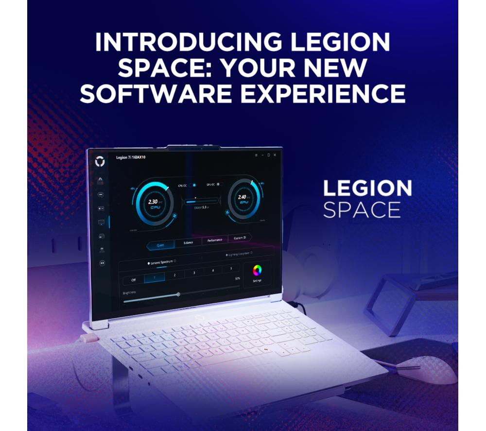 Portátil gaming LENOVO Legion 7 de 16" - Intel® Core™ Ultra 9, RTX 5060, SSD de 2 TB