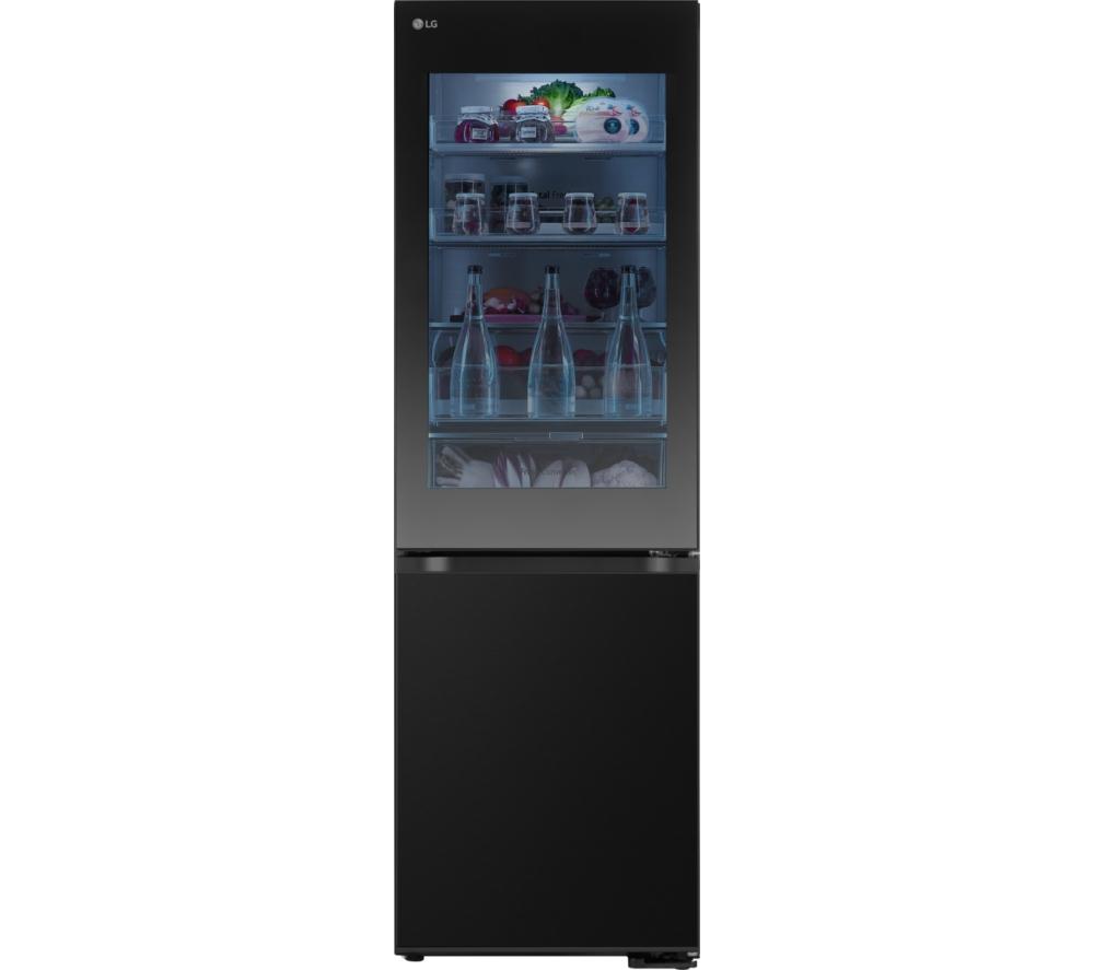 LG InstaView GBG5160CEV Smart 60/40 Fridge Freezer - Essence Black Steel