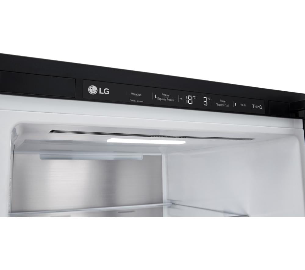 LG InstaView GBG5160CEV Smart 60/40 Fridge Freezer - Essence Black Steel