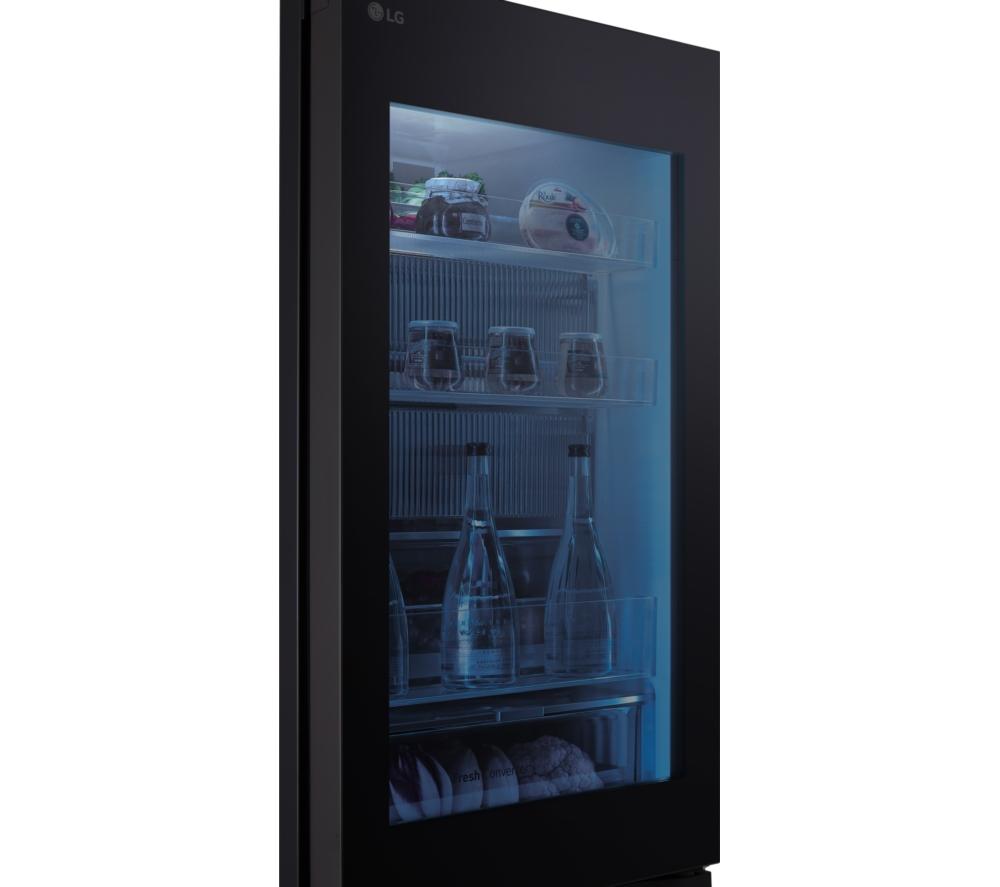 LG InstaView GBG5160CEV Smart 60/40 Fridge Freezer - Essence Black Steel